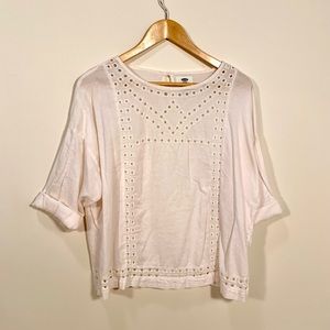 Embroidered Cotton Blouse